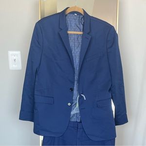 Express Extra Slim Innovator Suit Jacket Navy